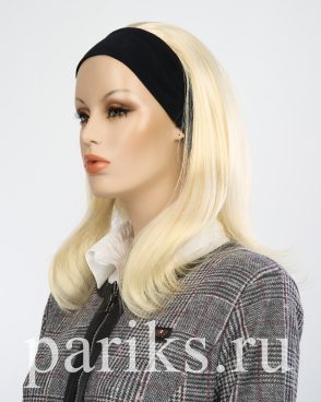Парик на повязке модель; Monaca, длинный, прямой. «Elegant hair collection»